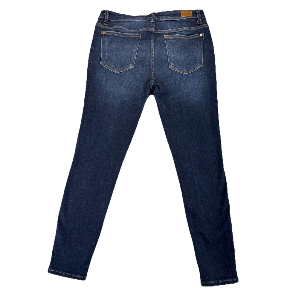 Judy Blue Joanne Mid Rise Dark Wash Skinny Jeans 15/32 Casual Stretch Denim Chic - Picture 7 of 10